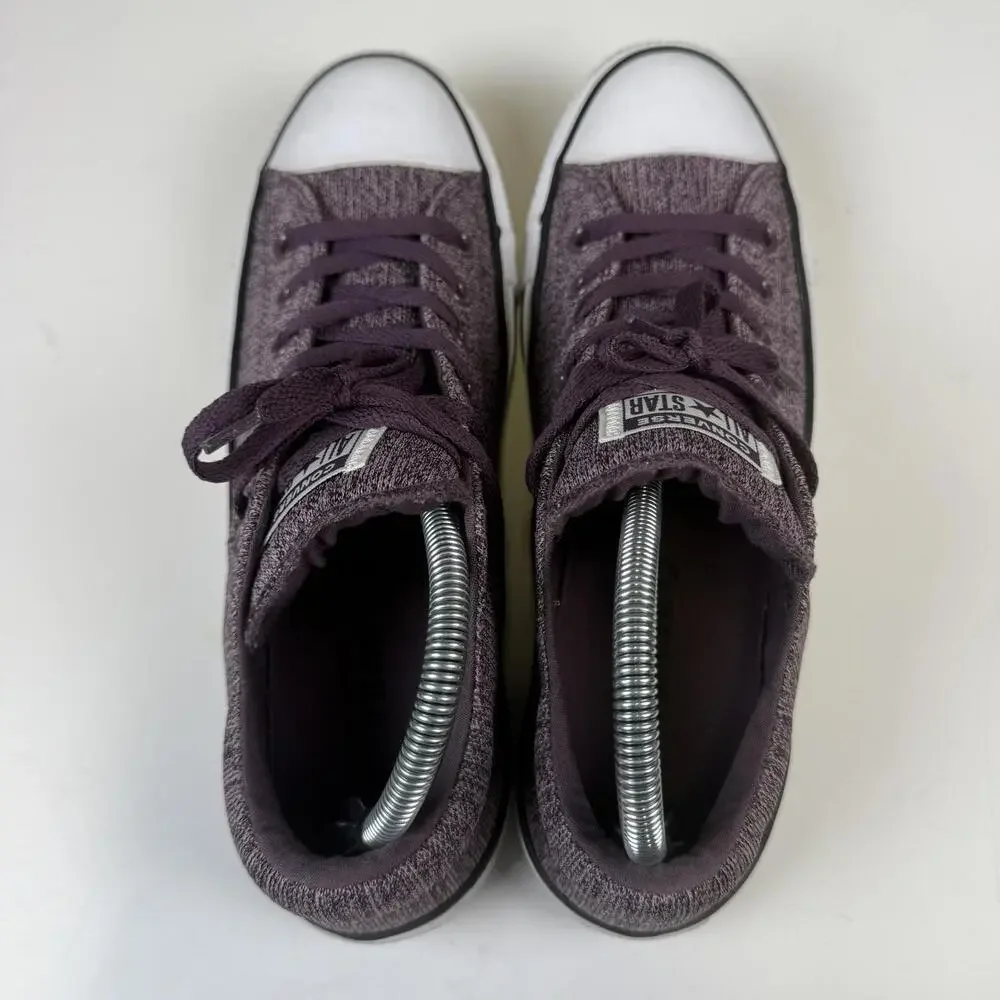 Converse Chuck Taylor Madison Size 10 Purple Tweed Knit Womens - Picture 6 of 9